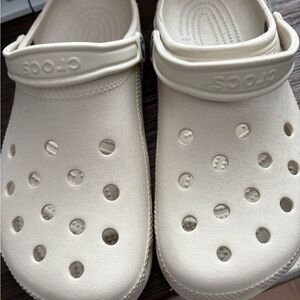 CROCS Classic Clogs in Off-White